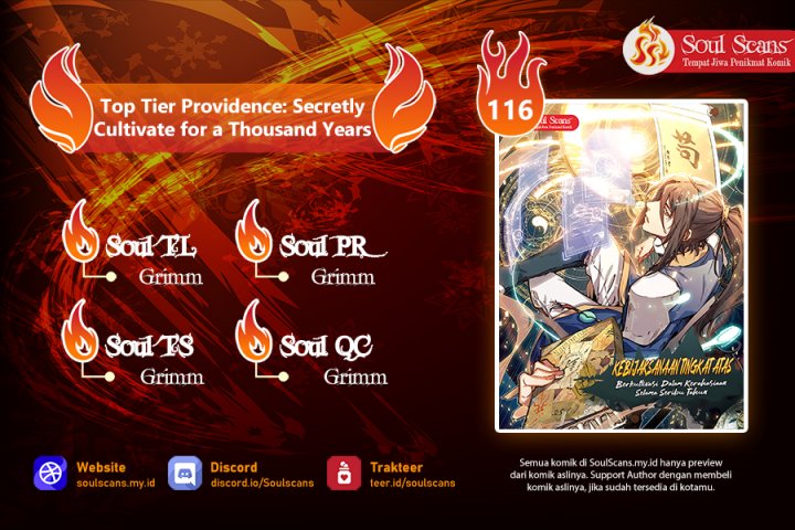 Dilarang COPAS - situs resmi www.mangacanblog.com - Komik top tier providence secretly cultivate for a thousand years 116 - chapter 116 117 Indonesia top tier providence secretly cultivate for a thousand years 116 - chapter 116 Terbaru 0|Baca Manga Komik Indonesia|Mangacan